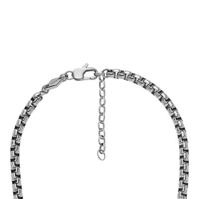 Icons Stainless Steel Chain Necklace - JOF01002040 - Fossil