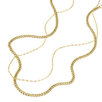Seasonal Gift Sets Gold-Tone Stainless Steel Necklace Set