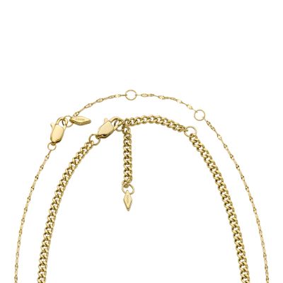 Seasonal Gift Sets Gold-Tone Stainless Steel Necklace Set