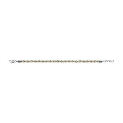 Bold Chains Two-Tone Stainless Steel - JF04607998 Fossil Bracelet Chain 