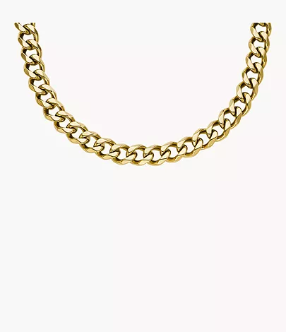 Bold Chains Gold-Tone Stainless Steel Chain Necklace