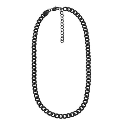 Bold Chains Black Stainless Steel Chain Necklace - JF04613001