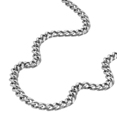 Stainless Steel Chain Necklace - JOF00661040 - Fossil