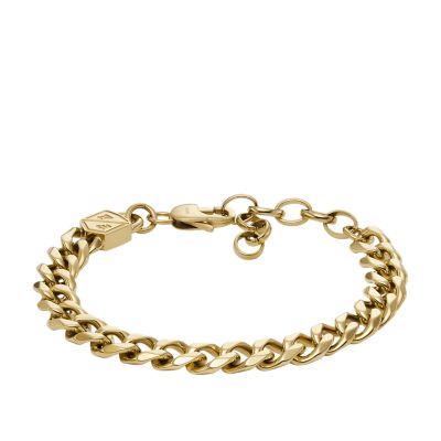 Bracelet chaîne Bold Chains en acier inoxydable, doré