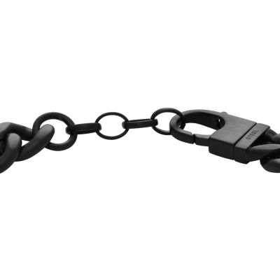 Disney Fossil Special Edition Black Stainless Steel Chain Bracelet