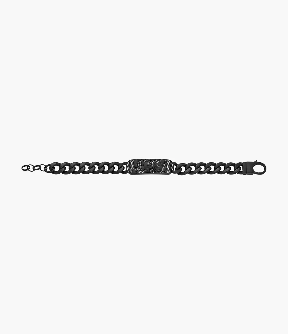 Disney Fossil Special Edition Black Stainless Steel Chain Bracelet