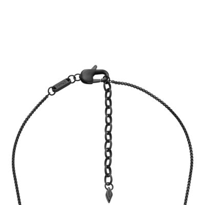 Black Stainless Steel Chain Necklace - JOF00660001 - Fossil