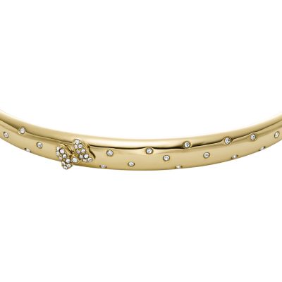 Disney Fossil Special Edition Gold-Tone Stainless Steel Bangle Bracelet