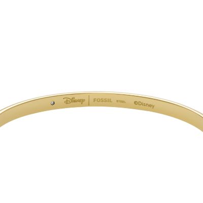 Disney Fossil Special Edition Gold Tone Stainless Steel Bangle