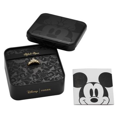 Disney Fossil Special Edition Gold-Tone Stainless Steel Center Focal Ring