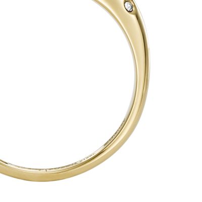 Disney x Fossil Special Edition Gold-Tone Stainless Steel Center Focal Ring  - JF04626710001 - Fossil