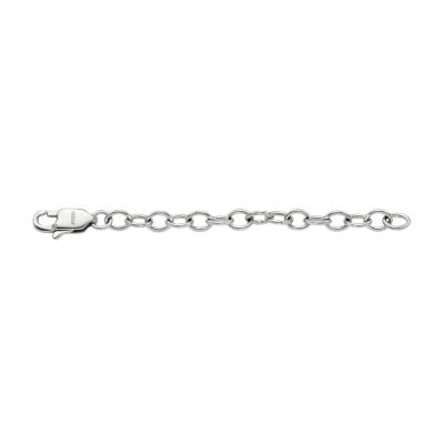 All Stacked Up Stainless Steel Chain Necklace Extender  JF04636040