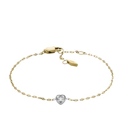 Bracelet-chaînette Sadie Tokens Of Affection En Acier Inoxydable Bicolore