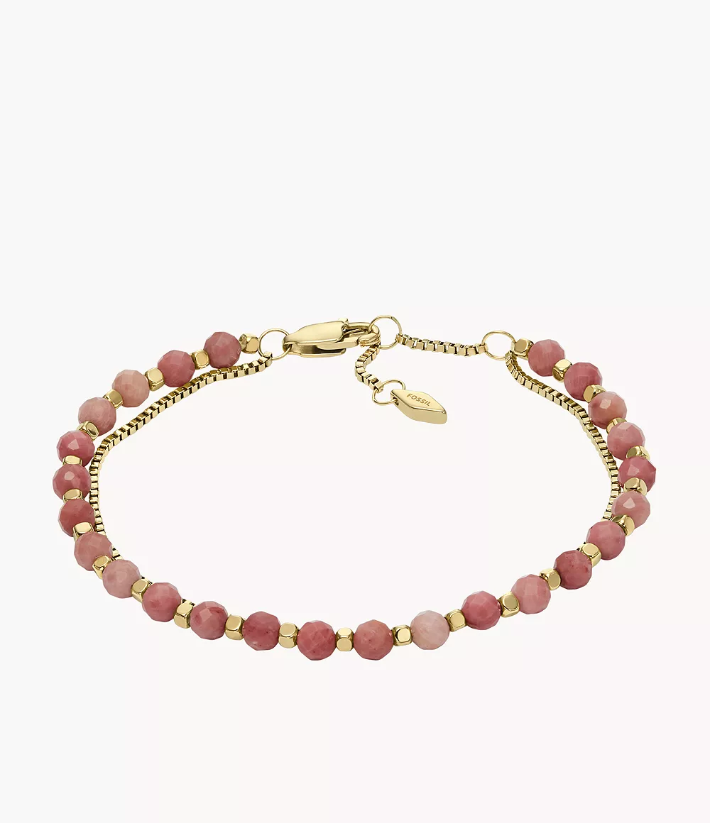 All Stacked Up Pink Rhodochrosite Multi-Strand Bracelet  JF04682710
