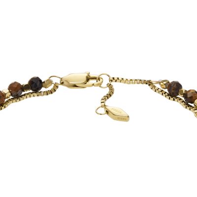 All Stacked Up Brown Tiger's Eye Multi-Strand Bracelet