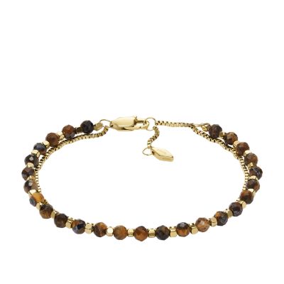 All Stacked Up Brown Tiger's Eye Multi-Strand Bracelet