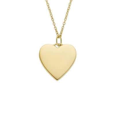 Drew Gold-Tone Stainless Steel Pendant Necklace