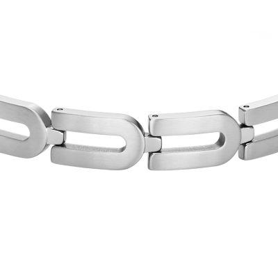 Heritage D-Link Stainless Steel Chain Bracelet - JF04342040 - Fossil