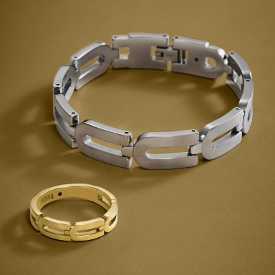 Heritage D-Link Chain Stainless Steel Bracelet