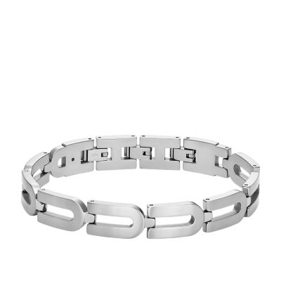 Bracelet chaîne Heritage D-Link en acier inoxydable