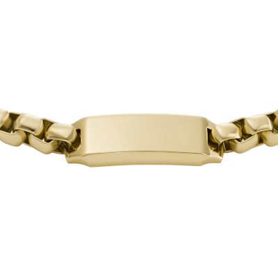 Drew Gold-Tone Stainless Steel Chain Bracelet - JF04695710 - Fossil