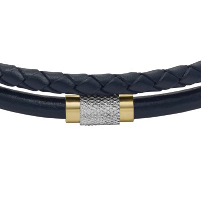 Bracelet fossil homme bleu hot sale