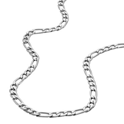 All Stacked Up Stainless Steel Chain Necklace