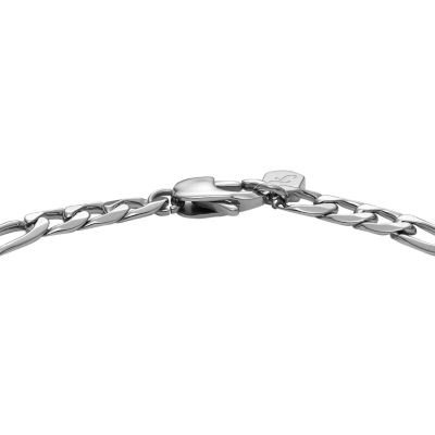 All Stacked Up Stainless Steel Chain Bracelet