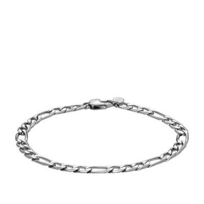 All Stacked Up Stainless Steel Chain Bracelet