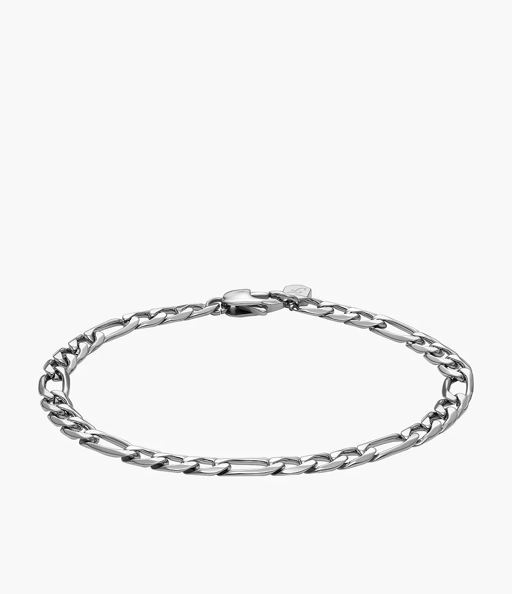 All Stacked Up Stainless Steel Chain Bracelet  JF04723040
