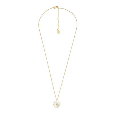 Sutton Radiant Love Gold-Tone Mother-of-Pearl Stainless