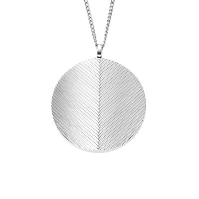 Harlow Locket Collection Stainless Steel Pendant Necklace