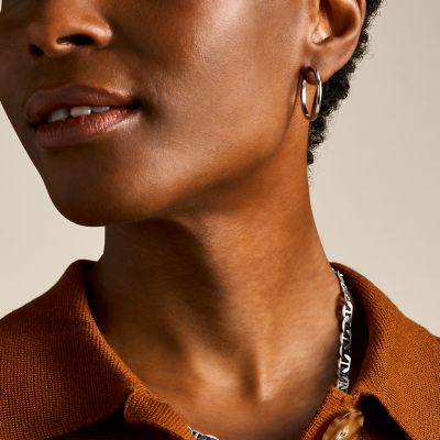 Ellis Essentials Stainless Steel Hoop Earrings