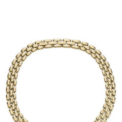 Arden Watch Links Gold-Tone Stainless Steel Chain Necklace