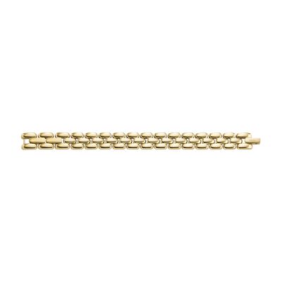 Arden Watch Links Gold-Tone Stainless Steel Chain Bracelet