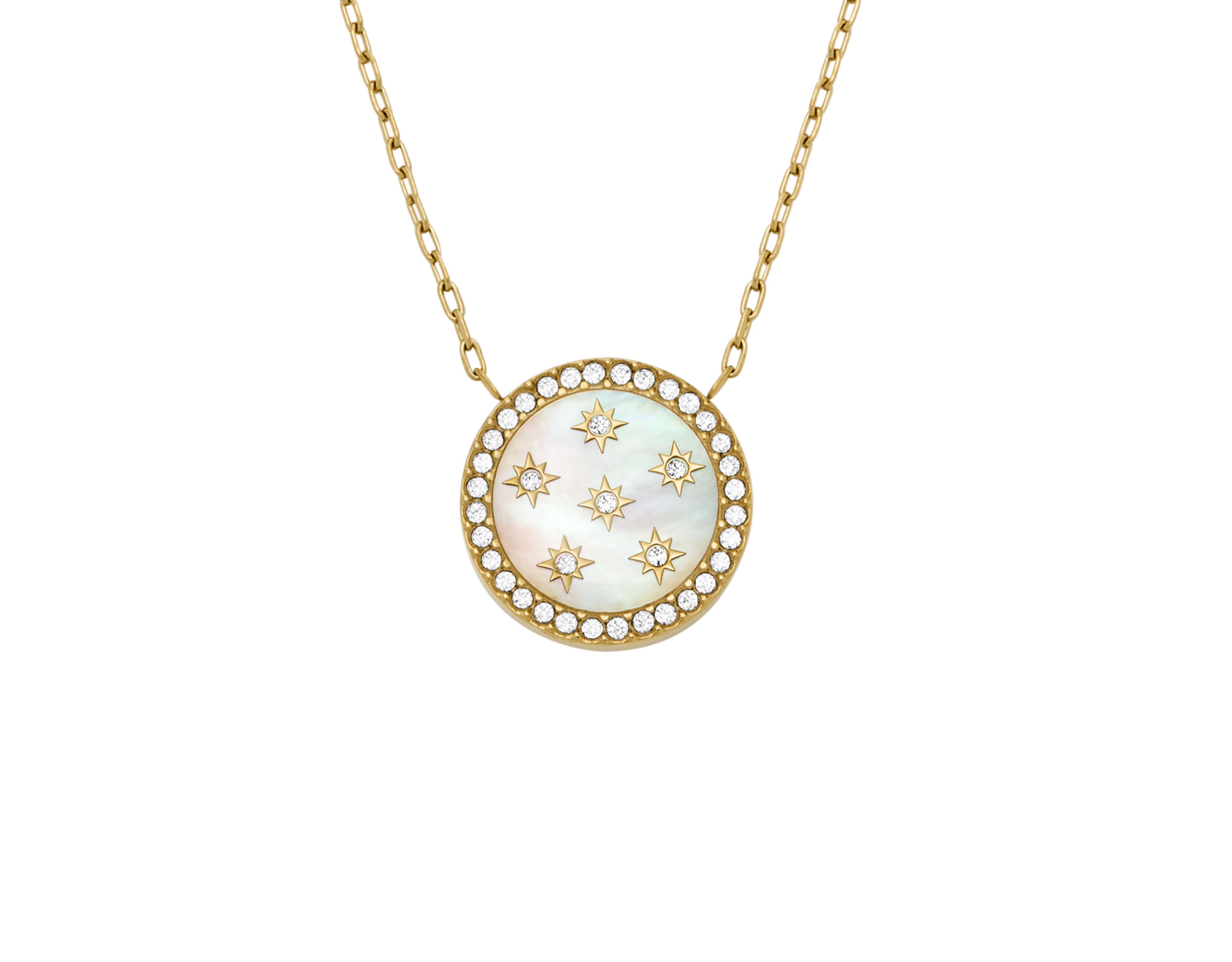 Merrit Northlight Collection Gold-Tone Stainless Steel Pendant Necklace