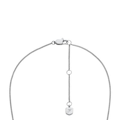 Sadie Stainless Steel ID Necklace - JF04927040 - Fossil