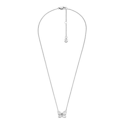 Sutton ステンレススチール バタフライ ネックレス＆ピアス ギフト