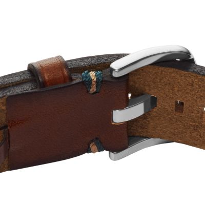 Bracciale In Pelle Uomo Donna Con Chiusura Magnetica, Fatto A Mano In Germania, Cuoio Conciato Al Vegetale, Avvolgibile 3 Volte, Misura Regolabile, Pelle Naturale Resistente