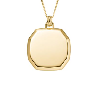 Harlow Gold-Tone Stainless Steel Pendant Necklace - JF04961710