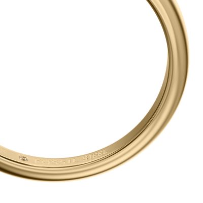 Sutton The Flower Collection Gold-Tone Stainless Steel Cocktail Ring