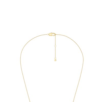 Ellis Gold-Tone Stainless Steel Pendant Necklace