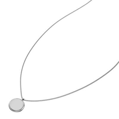 Ellis Stainless Steel Pendant Necklace