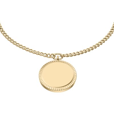 Ellis Gold-Tone Stainless Steel Chain Bracelet