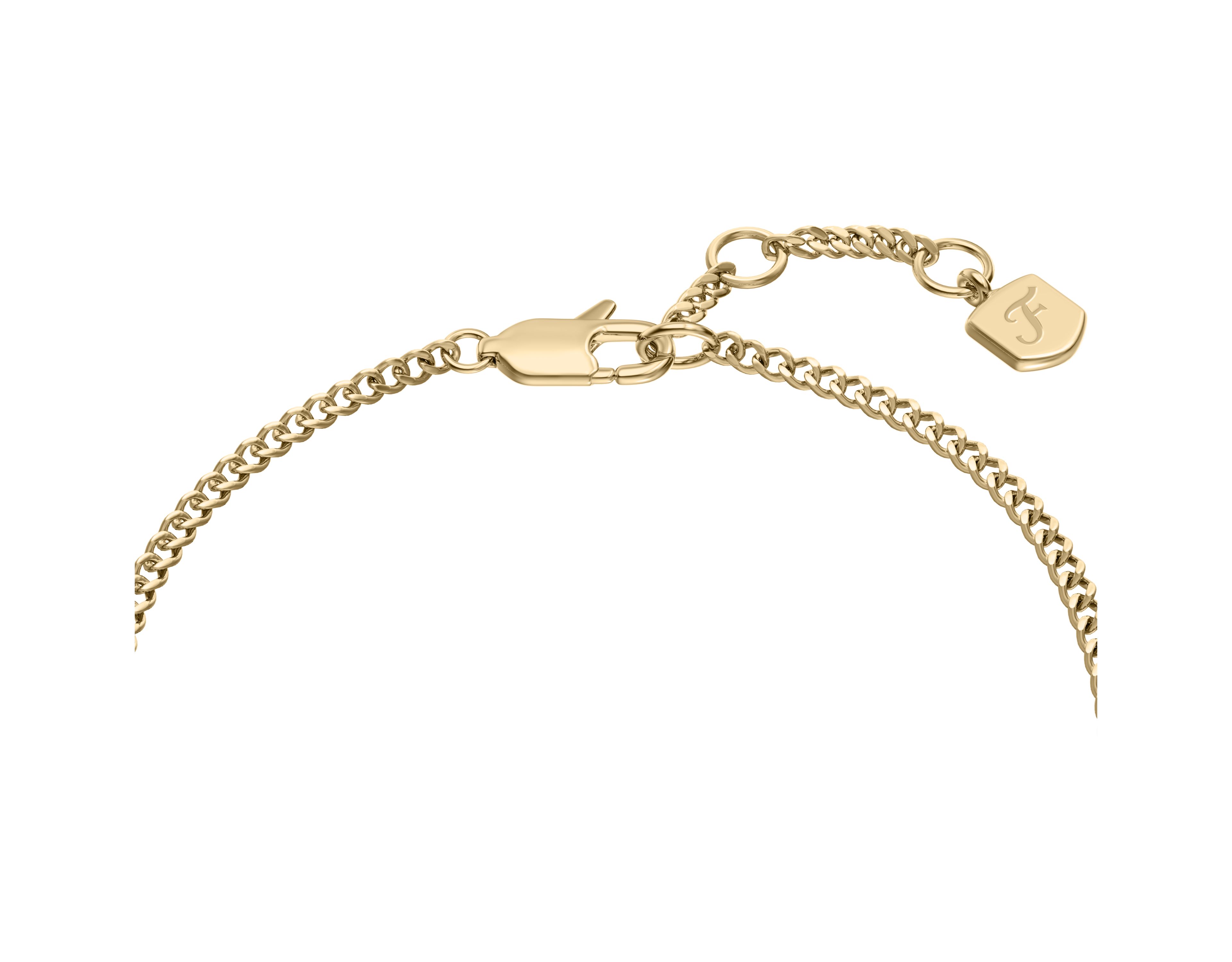 Ellis Gold-Tone Stainless Steel Chain Bracelet