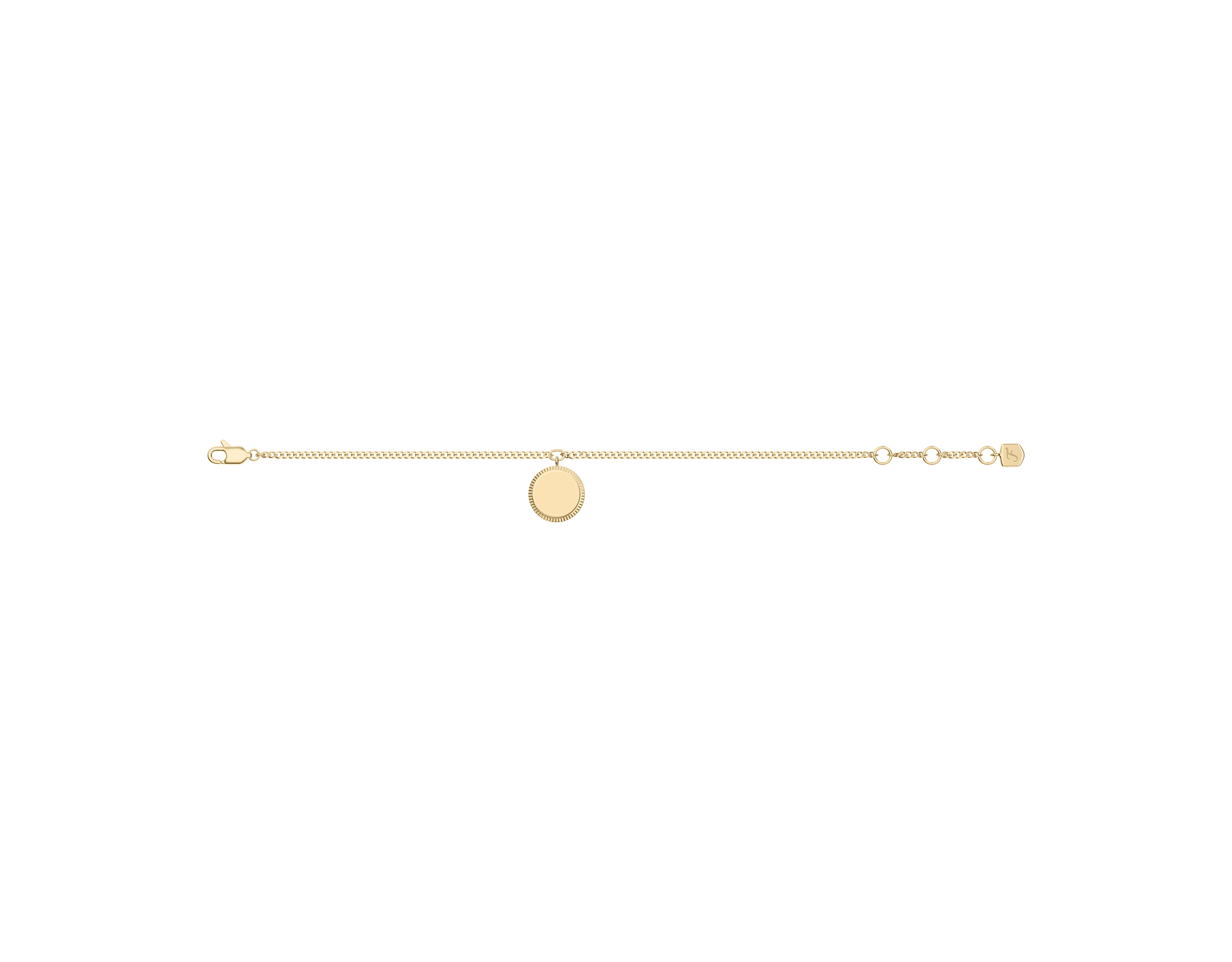 Ellis Gold-Tone Stainless Steel Chain Bracelet