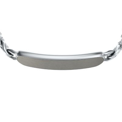 Ellis Stainless Steel ID Bracelet - JF04982998 - Fossil