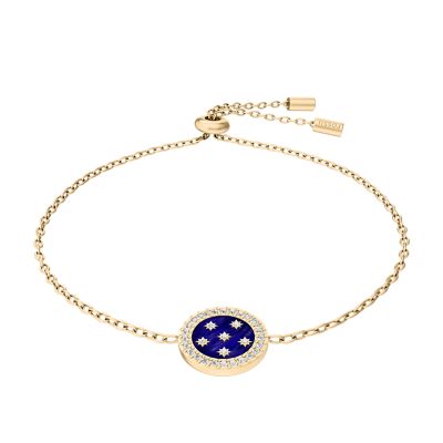 Merrit Northlight Collection Blue Mother-of-Pearl Station Bracelet