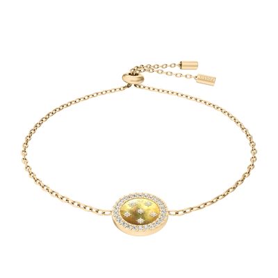 Merrit Northlight Collection Brown Mother-of-Pearl Station Bracelet