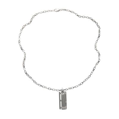 Fossil stainless steel on sale necklace